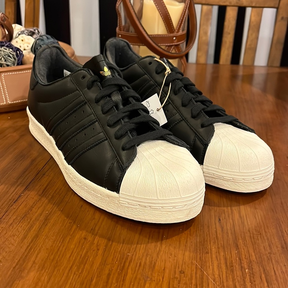 Adidas Superstar 82 Shoes Sneakers new GW1799 black off white Mens Size 11.5